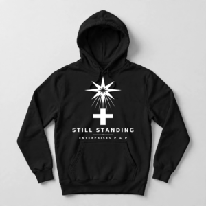 Still Standing Hoodie — Black