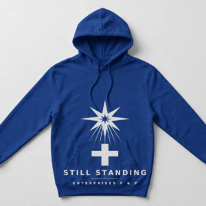 Still Standing Logo Hoodie — Royal Blue