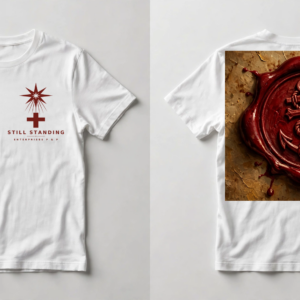 Fisherman's Cross Tee — White