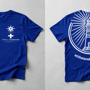 North Star Lighthouse Tee — Royal Blue