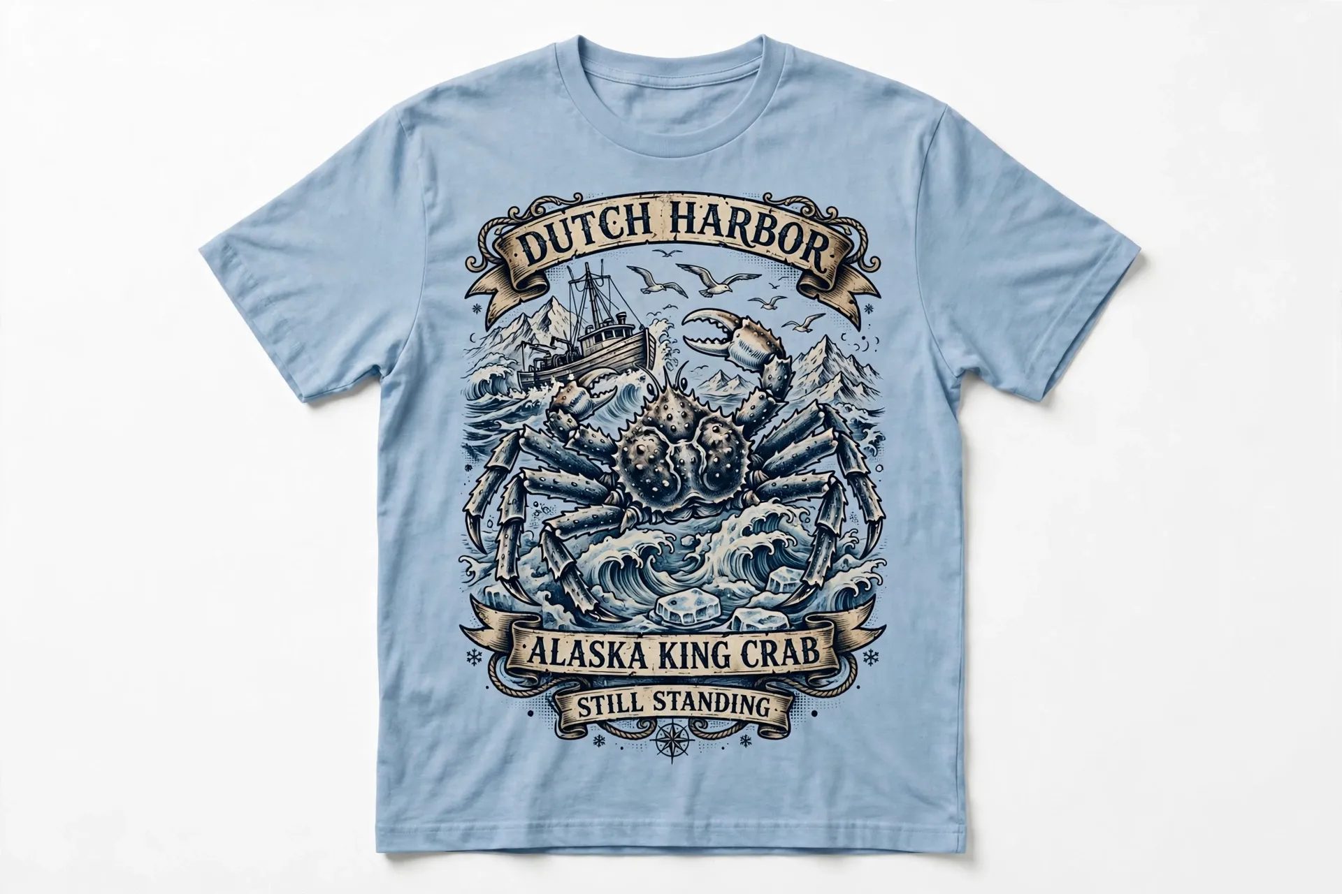 Fisherman Cities Tee — Dutch Harbor, AK (Men's)