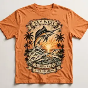 Fisherman Cities Tee — Key West, FL (Men's)