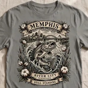 Fisherman Cities Tee — Memphis, TN (Men's)