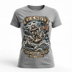 Fisherman Cities Tee — U.S. Navy Tribute (Women's)
